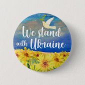 WIR STEHEN MIT DER UKRAINE BUTTON (Vorderseite)