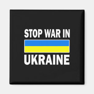 Wir stehen mit der Ukraine Freie Ukraine Stopp dem Magnet