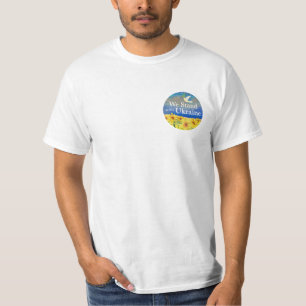 Wir stehen mit der Ukraine - Männer-T - Shirt