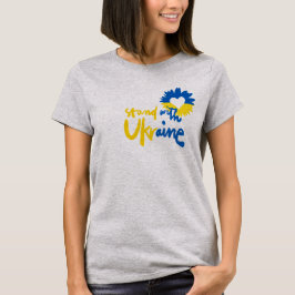 Wir stehen mit der Ukraine von Sommer Hamilton T-Shirt