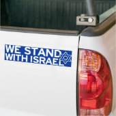 Wir stehen mit Israel-Autoaufkleber Autoaufkleber (Auf Lkw)