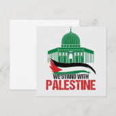 Wir stehen mit Palästina (Vorne/Hinten)