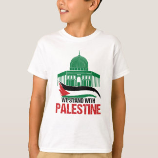 Wir stehen mit Palästina T-Shirt
