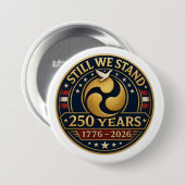 Wir stehen noch 250 Jahre Warrior’s Path Pin Button (Vorne & Hinten)