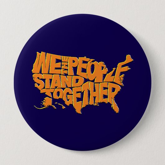 Wir stehen zusammen button (Vorderseite)