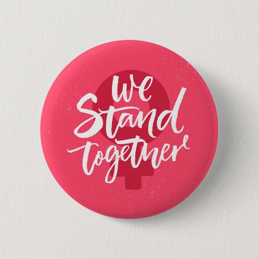 Wir stehen zusammen button (Vorderseite)
