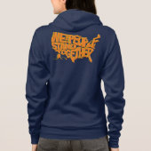 Wir stehen zusammen hoodie (Rückseite)