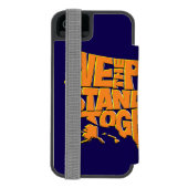 Wir stehen zusammen incipio iPhone Geldbeutel-Hülle (Folio Rückseite)