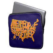 Wir stehen zusammen laptopschutzhülle (Vorderseite Links)