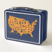 Wir stehen zusammen metall brotdose (Rückseite)