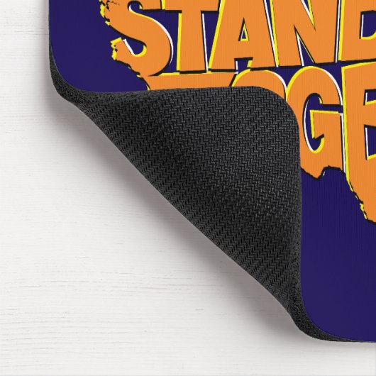 Wir stehen zusammen mousepad (Ecke)