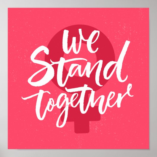 Wir stehen zusammen poster (Vorne)