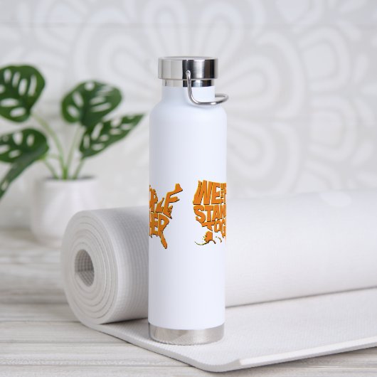 Wir stehen zusammen trinkflasche (Yoga)