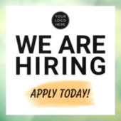 Wir stellen uns heute für das Geschäftsfenster ein Fensteraufkleber (Blatt 3)