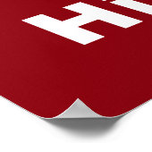 Wir stellen Werbung für Geschäftsfenster ein Poster (Ecke)