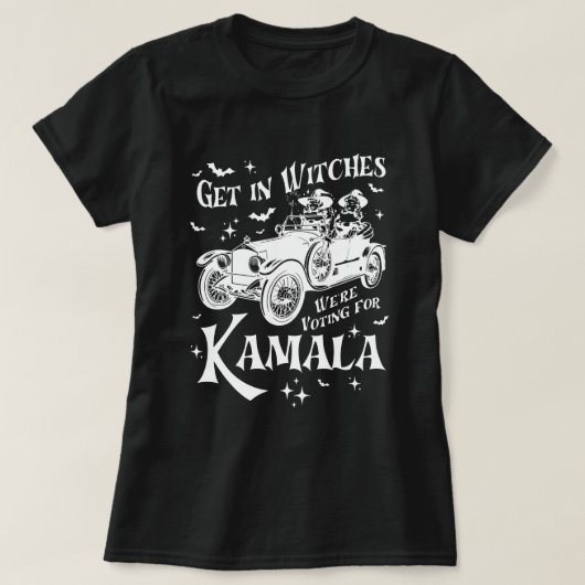 Wir stimmen für Kamala2 T-Shirt (Design vorne)
