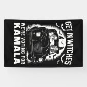 Wir stimmen für Kamala Halloween Banner (Horizontal)