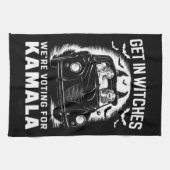 Wir stimmen für Kamala Halloween Geschirrtuch (Horizontal)