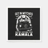 Wir stimmen für Kamala Halloween Serviette (Vorderseite)