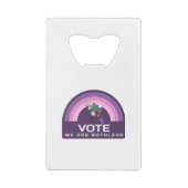 Wir stimmen unbarmherzig geldbeutel flaschenöffner (Rückseite)