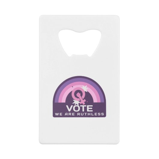 Wir stimmen unbarmherzig geldbeutel flaschenöffner (Vorderseite)