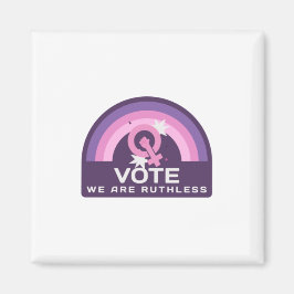 Wir stimmen unbarmherzig magnet