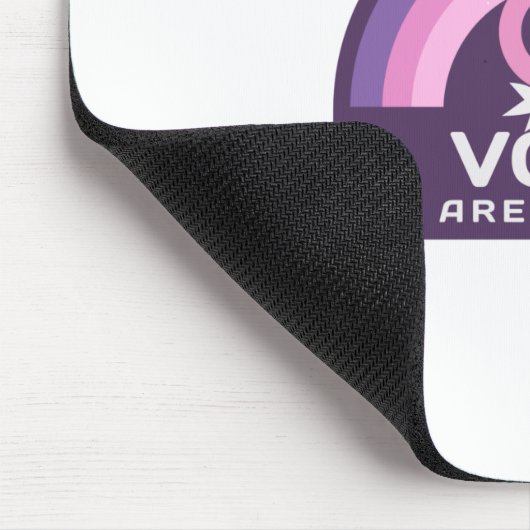 Wir stimmen unbarmherzig mousepad (Ecke)