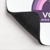 Wir stimmen unbarmherzig mousepad (Ecke)