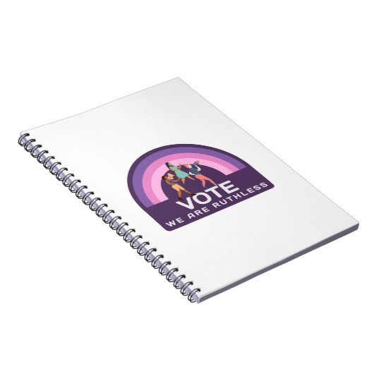 Wir stimmen unbarmherzig notizblock (Rechte Seite)