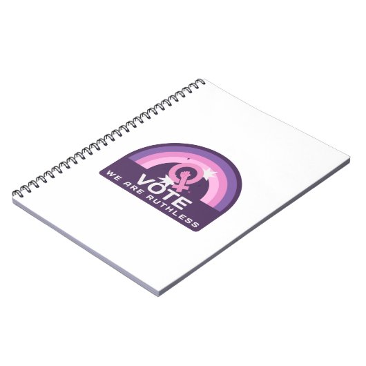 Wir stimmen unbarmherzig notizblock (Linke Seite)