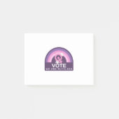 Wir stimmen unbarmherzig post-it klebezettel (Vorderseite)