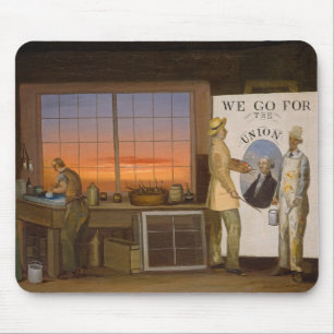"Wir streben die Gewerkschaft", c.1840-1850 an (Ö Mousepad