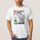 Wir stützen Bashar Assad! T-Shirt (Vorderseite)