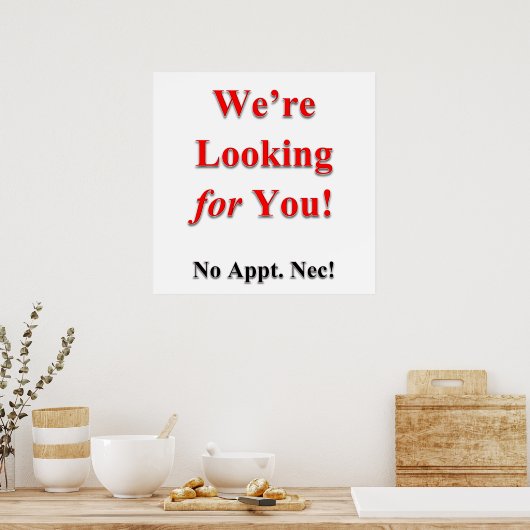 Wir suchen Sie nach Poster Matte (Küche)