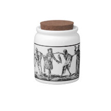 Wir tanzen mit der schwarzen Pest Candy Jar