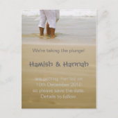 Wir tauchen ein! ankündigungspostkarte (Vorderseite)