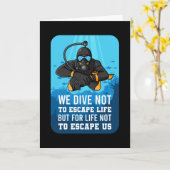 Wir tauchen ein, um nicht zu entkommen, das Leben Karte (Gelbe Blume)