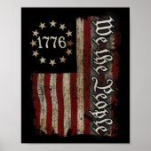 Wir The People American History 1776 Independence Poster (Vorne)