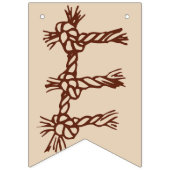 WIR TIEFEN DIE KNOTE WIMPELKETTE (Zweite Fahne)