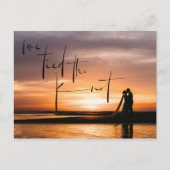 Wir tippten das Foto der künstlichen Entweihung de Ankündigungspostkarte (Vorderseite)