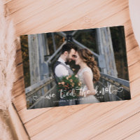 Wir tippten das Foto "Knot-Herz-Skript Hochzeit"