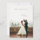 Wir tippten das Knotkalligraphie Schwarz-Weiß-Foto Ankündigung (Vorderseite)