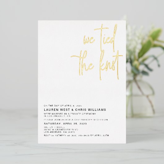 Wir tippten die Einladung zur Hochzeitsfeige (Stehend vorne)