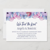 Wir tippten die Hochzeitsempfehlung des Knotens Einladung (Vorderseite)