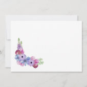 Wir tippten die Hochzeitsempfehlung des Knotens Einladung (Rückseite)