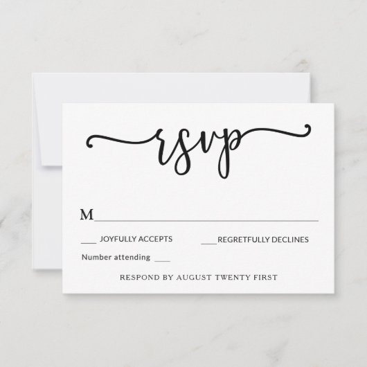 Wir tippten die Knot-UAWG-Umschließkarte Einladung (Vorderseite)