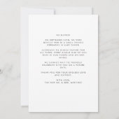 Wir tippten die Knotenentloption/Hochzeit Ankündigung (Rückseite)