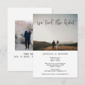 Wir tippten die vom Knoten ausgelöste Ankündigung (Vorne/Hinten)