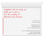 Wir trafen uns durch Hunde – Great Dane Save the D (Innenansicht Horizontal (Unten))