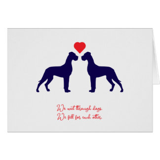 Wir trafen uns durch Hunde – Great Dane Save the D